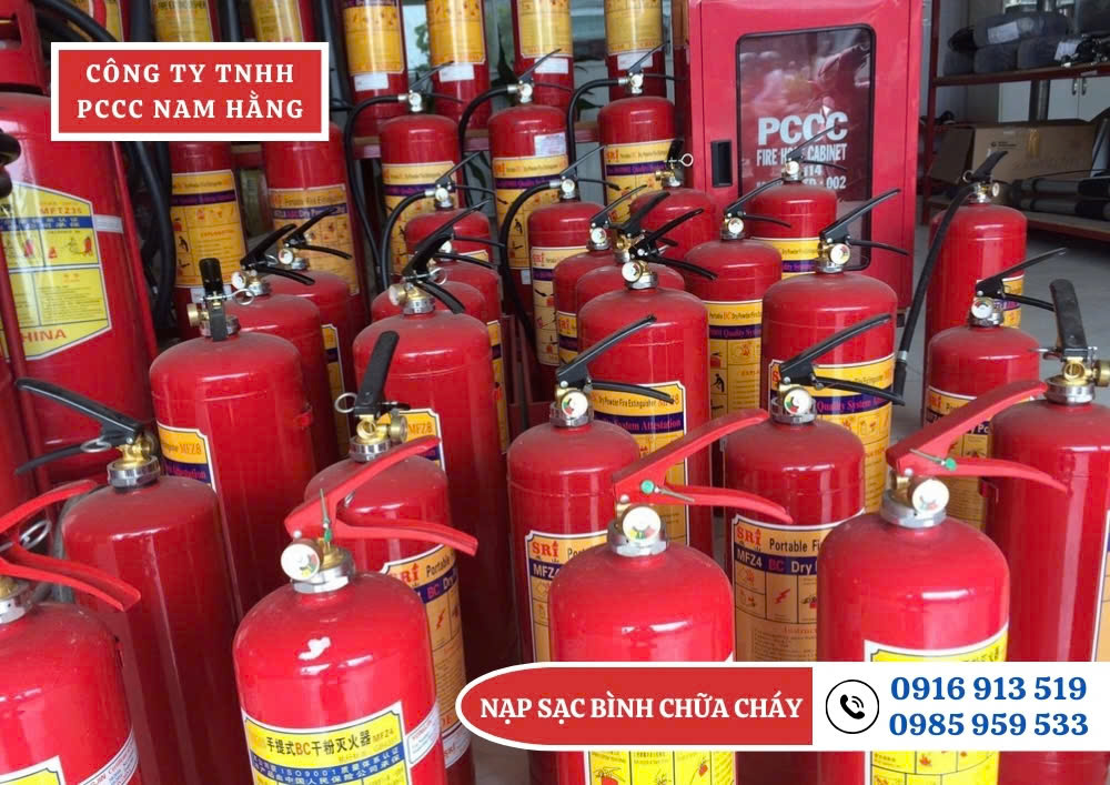 Bảng Giá Nạp Sạc Bình Chữa Cháy Tại Hà Nội