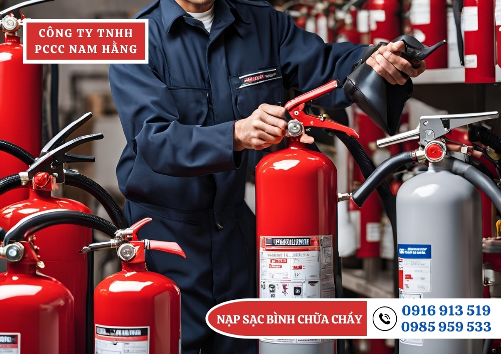 Dịch vụ nạp sạc bình chữa cháy tại Thanh Xuân – Hà Nội