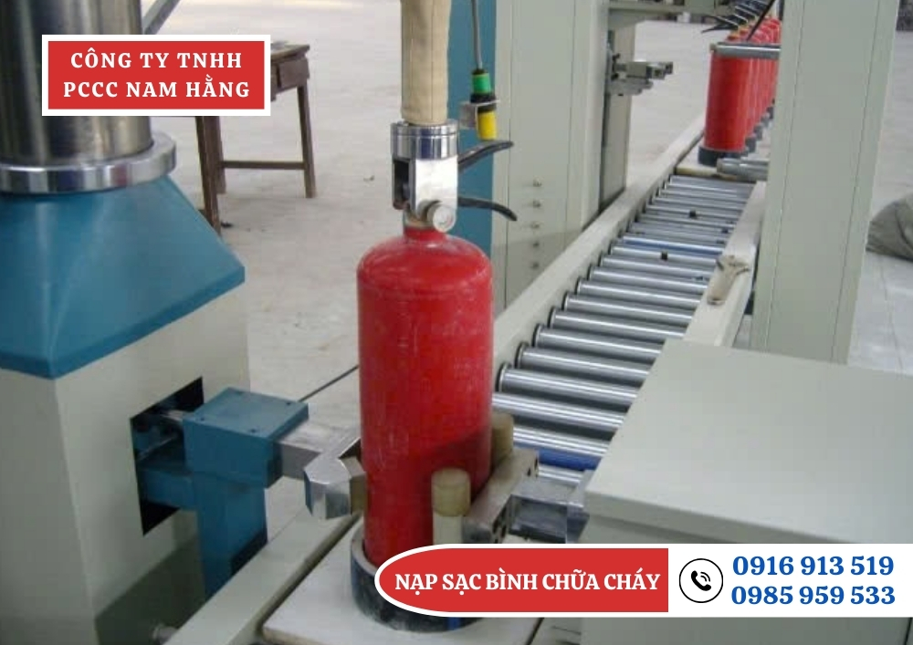 nạp bình chữa cháy CO2 tại Hà Nội