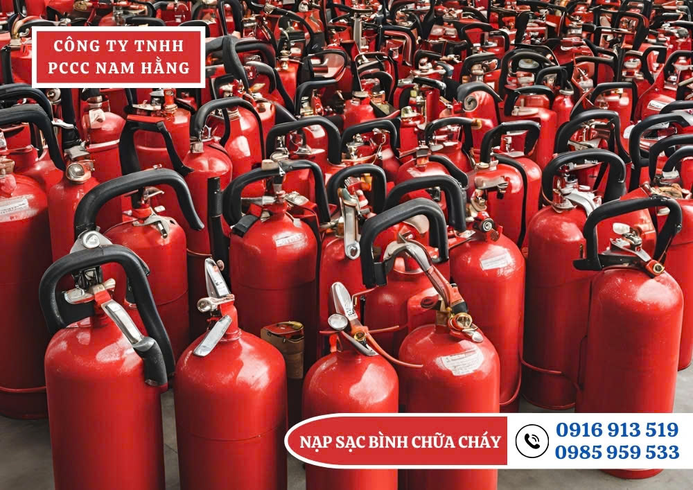 Nạp Sạc Bình Chữa Cháy giá rẻ Tại Kim Mã Hà Nội