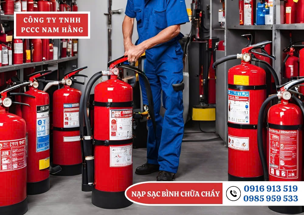 Địa chỉ Nạp sạc bình chữa cháy tại Bắc Giang