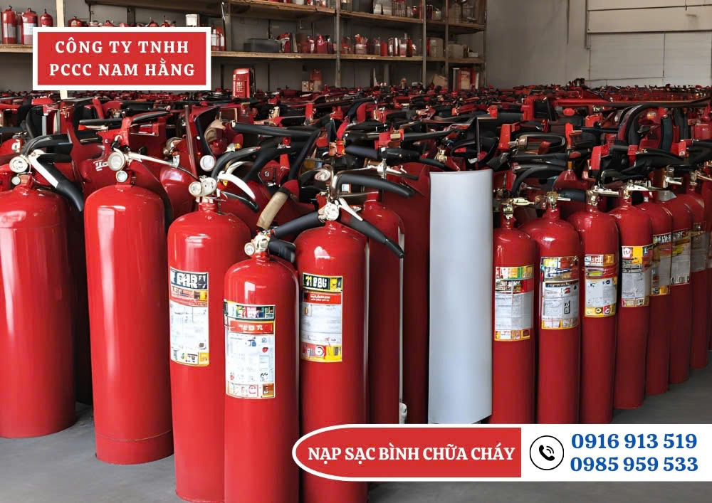 Nạp sạc Bình Chữa Cháy Tại Cầu Giấy Hà Nội