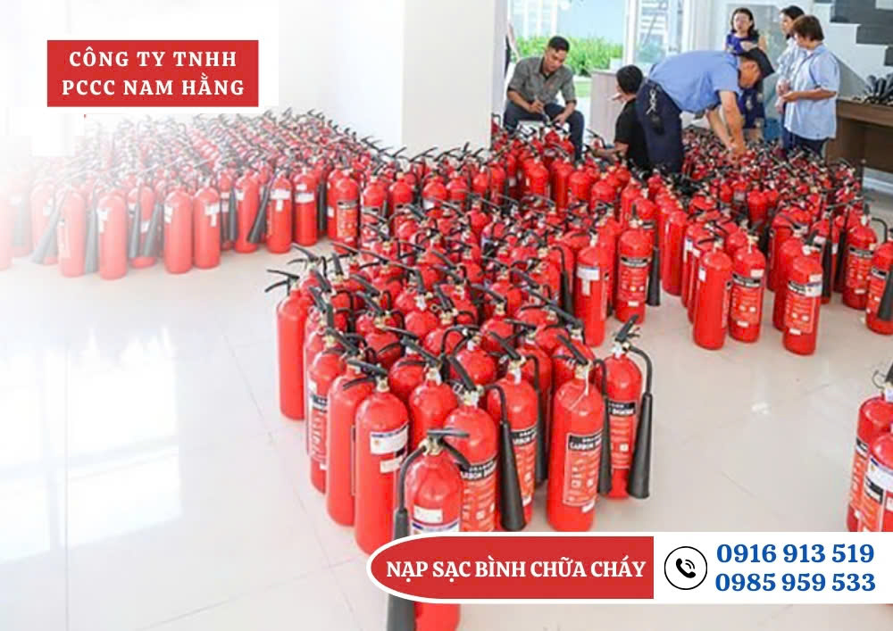 Dịch vụ nạp sạc bình chữa cháy tại Đống Đa – Hà nội