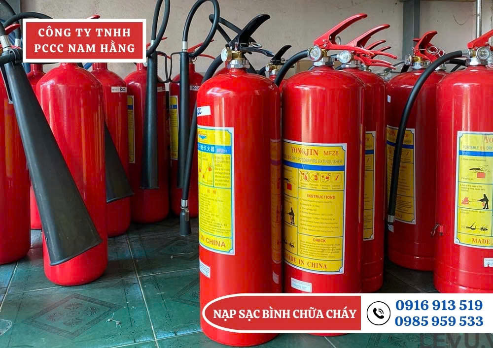 Dịch vụ nạp sạc bình chữa cháy tại Đống Đa – Hà nội