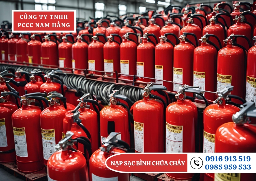 Nạp sạc bình chữa cháy tại Hoàng Mai – Hà Nội