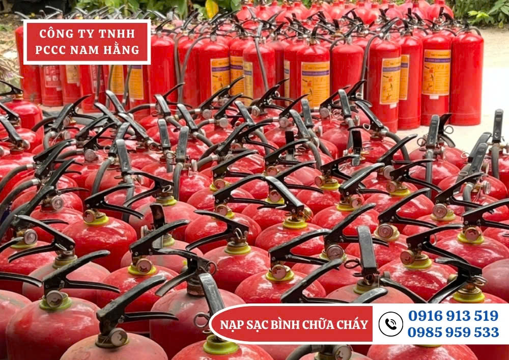 Nạp sạc bình chữa cháy tại Lào Cai