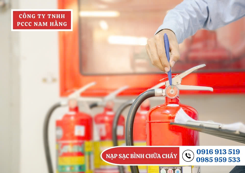 Nạp sạc bình chữa cháy tại Minh Khai Hai Bà Trưng - Hà Nội