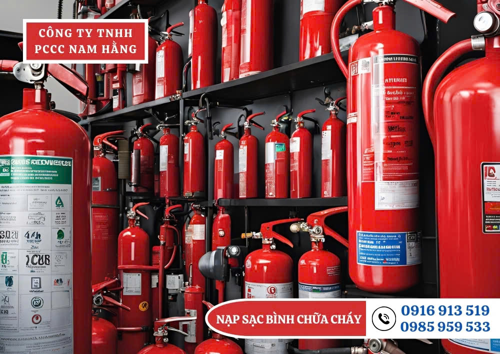nạp sạc bình chữa cháy tại quận Nam Từ Liêm