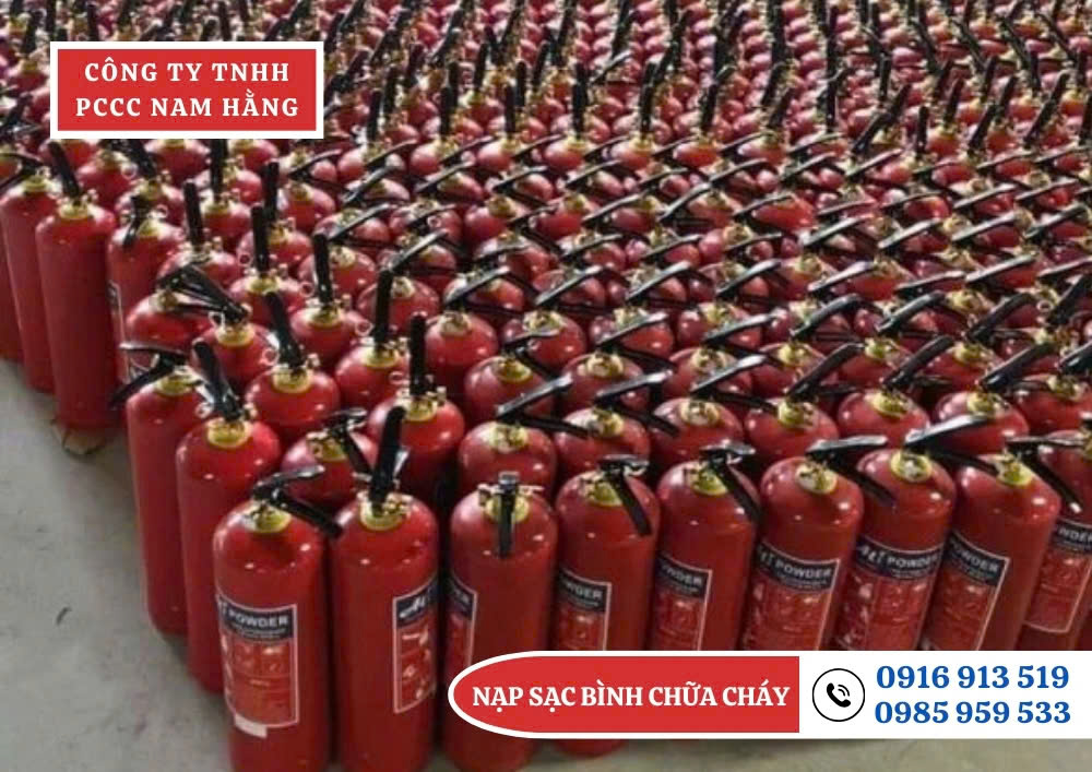 nạp sạc bình chữa cháy tại Quảng Ninh