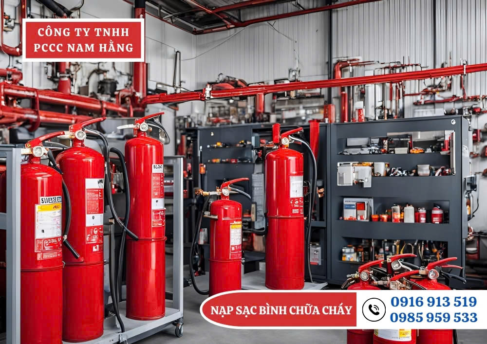 Nạp sạc bình chữa cháy tại Sơn La