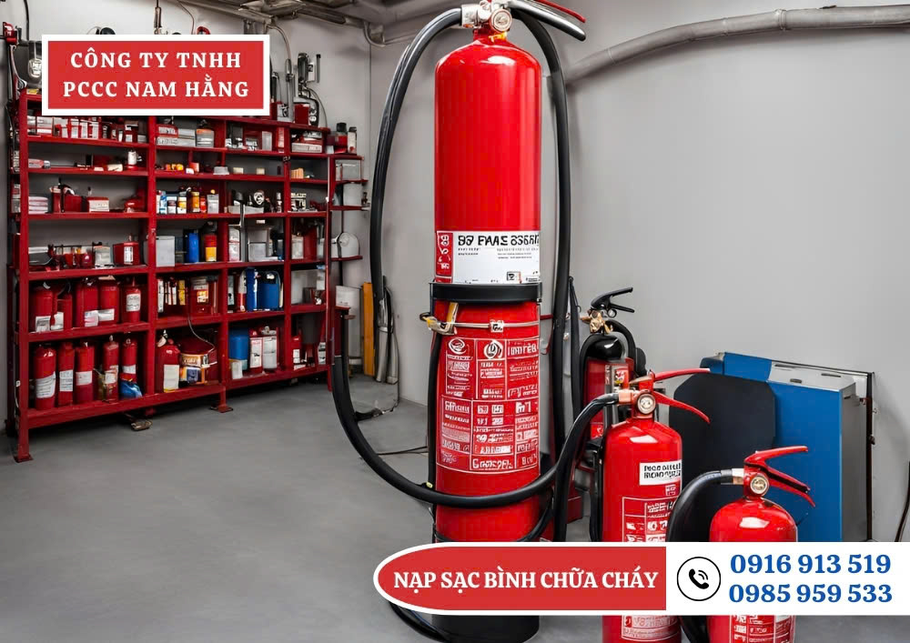 Nạp sạc bình chữa cháy tại Sơn La