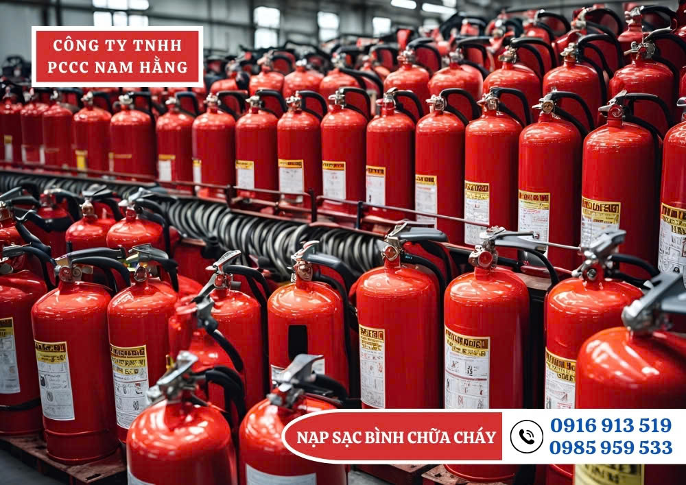 Nạp sạc bình PCCC tại quận Tây Hồ Hà Nội