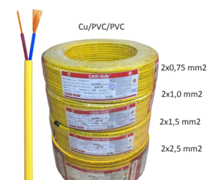 Dây điện bọc nhựa PVC VCTFK