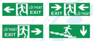 Đèn Exit- chỉ dẫn thoát nạn FSM
