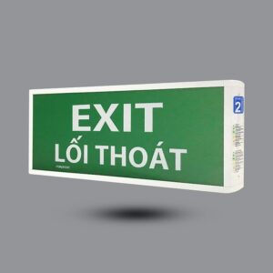 Đèn Exit thoát hiểm 1 mặt