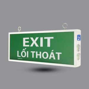 Đèn Exit thoát hiểm 2 mặt