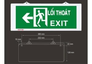 Đèn thoát hiểm Exit 2 mặt KT-620
