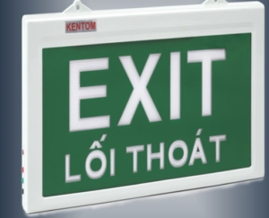 Đèn thoát hiểm exit 1 mặt KT-610