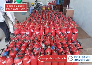 Nạp sạc Bình Chữa Cháy Tại Cầu Giấy Hà Nội