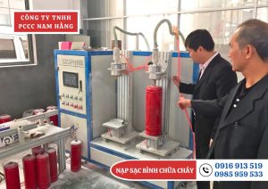 Nạp sạc bình chữa cháy tại Hoà Bình