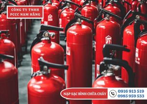 NẠP SẠC BÌNH CHỮA CHÁY TẠI KCN THUẬN THÀNH, BẮC NINH