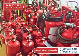 Nạp sạc bình chữa cháy tại Lào Cai