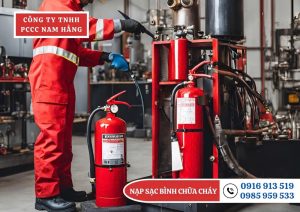 Nạp sạc bình chữa cháy tại Ninh Bình