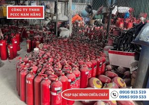 nạp sạc bình chữa cháy tại Quảng Ninh