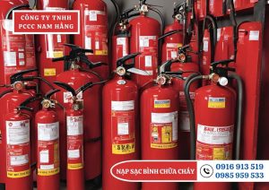 Nạp sạc bình chữa cháy tại Sơn La