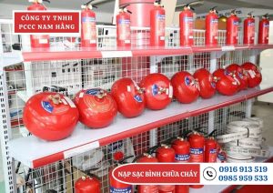 Nạp sạc bình PCCC tại quận Tây Hồ Hà Nội