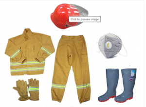 Quần áo chữa cháy 5 món