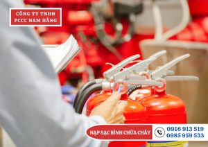 nạp sạc bình chữa cháy tại Hà Nội